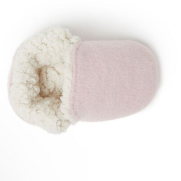Dearfoams Baby Emerson Felted Sherpa Close Back Slippers. Pink 6-9 mo. New NWT - Picture 3 of 11